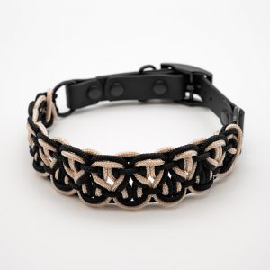 Halsband „Yuna“ - Schwarz x Pearl Rose