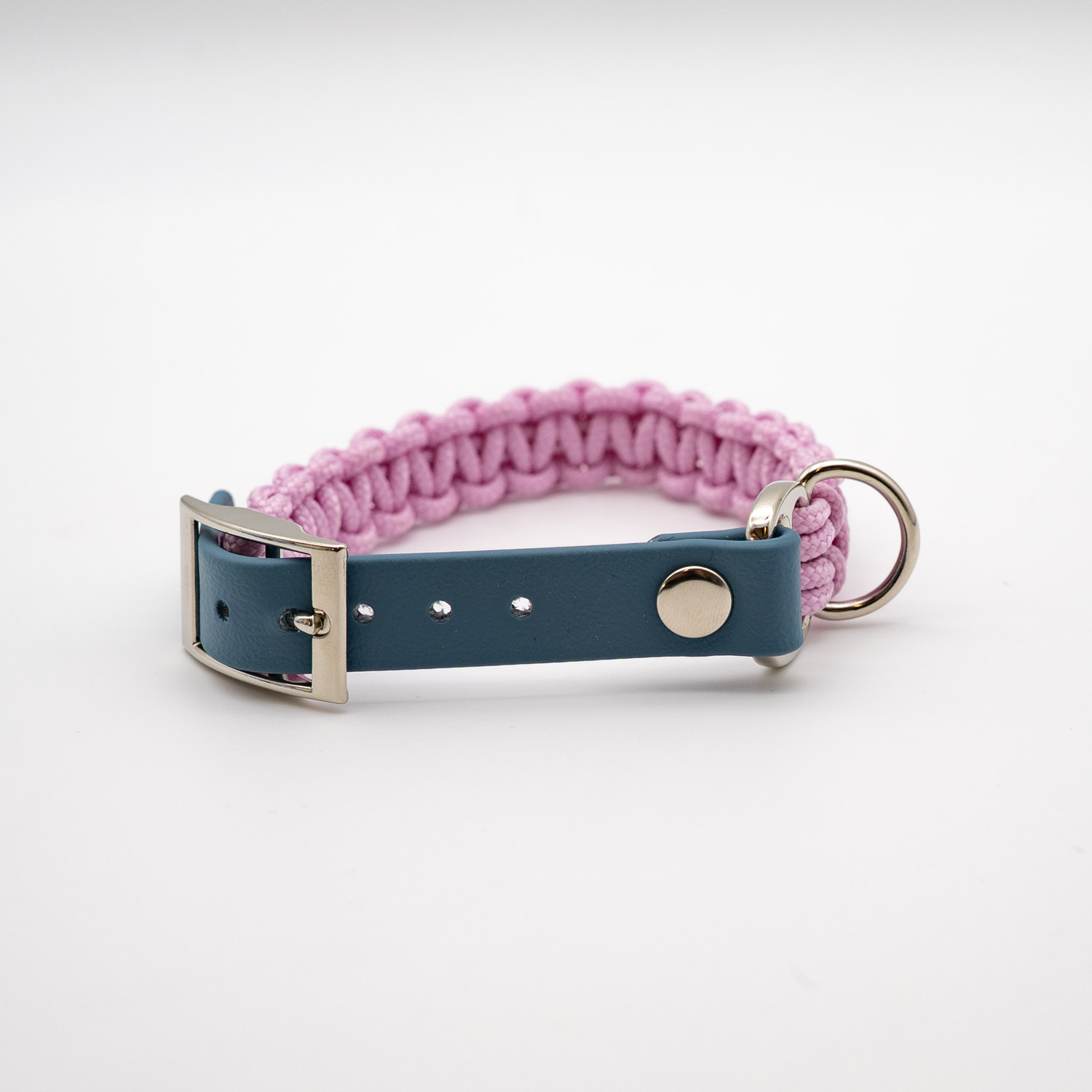 Halsband „Frieda“ - Dusty Pink x Taubenblau – Bild 2