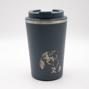 Thermobecher "Dackel" - Petrol